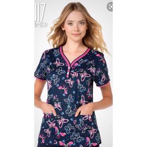Koi 334 Stretch Kayla Butterfly Scrub